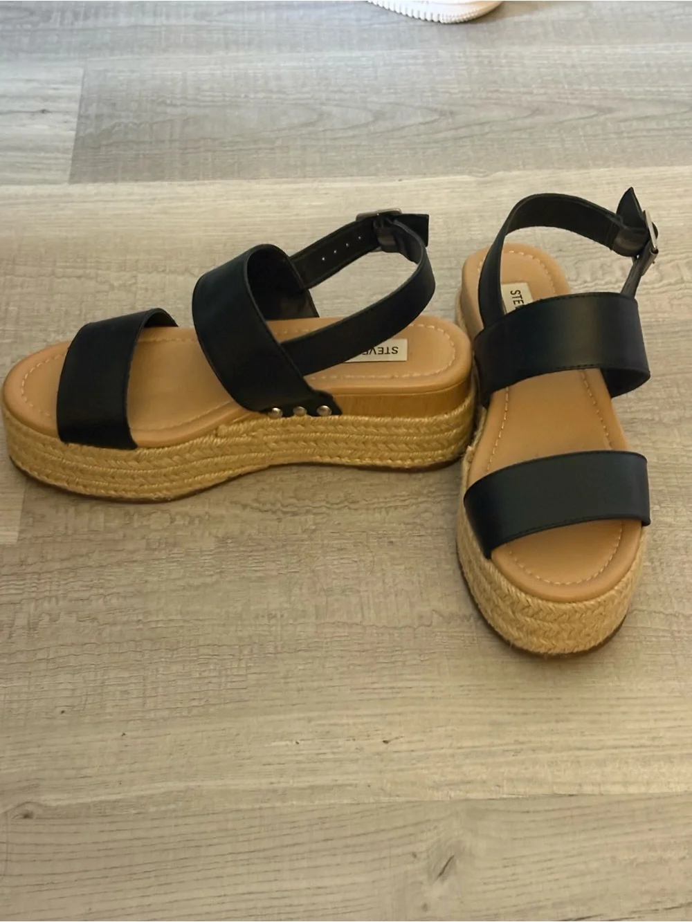 Steve Madden black leather